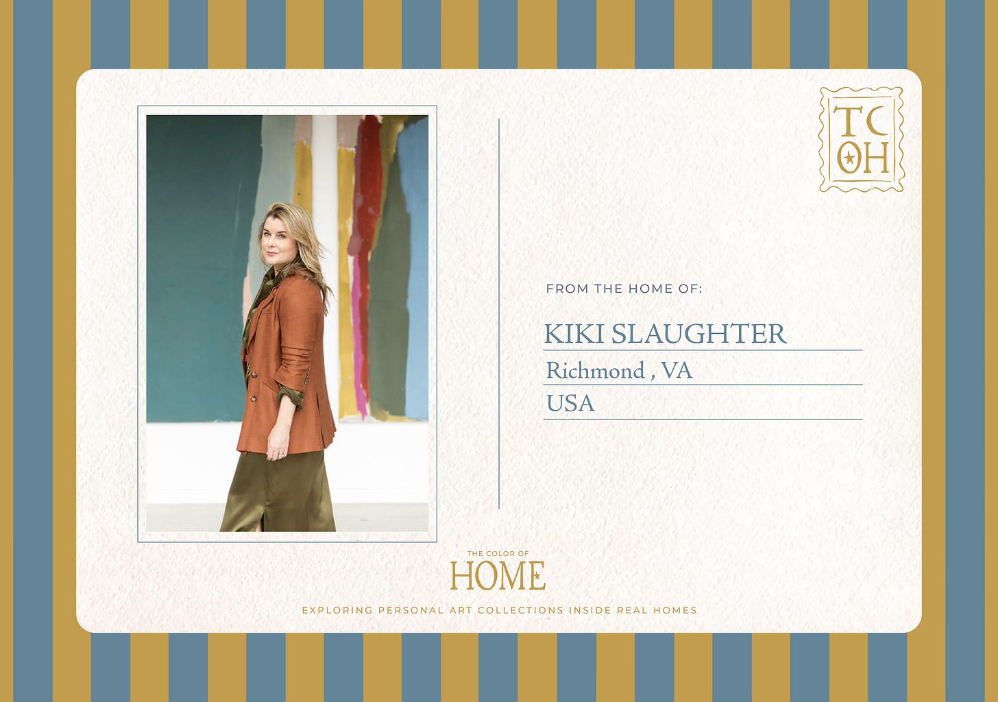 From the Home of Kiki Slaughter - The Color of Home