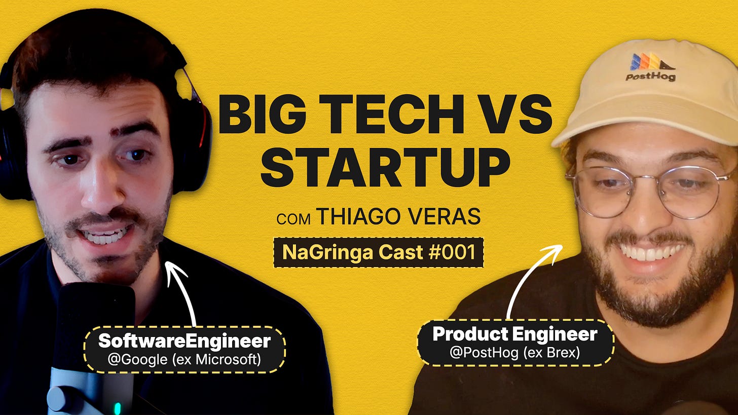 Big Tech vs Startup: qual é a melhor pra sua carreira? Big Tech vs Startup: qual é a melhor pra sua carreira?