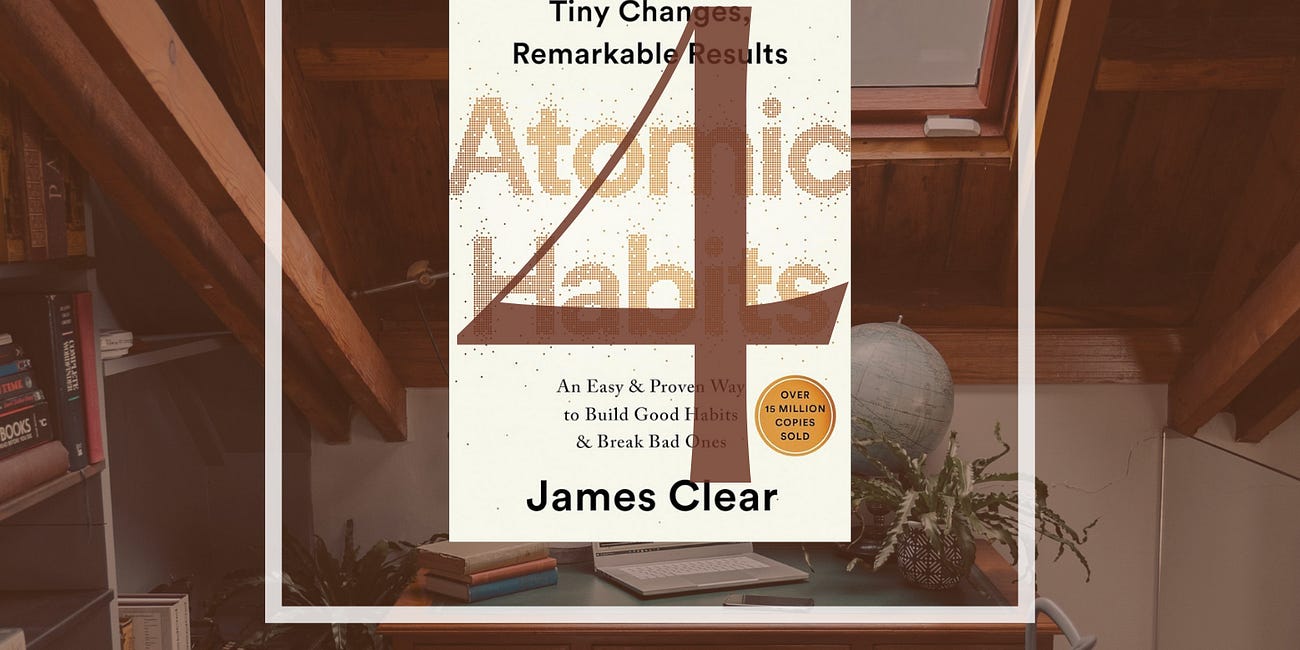Week 4 of Writers' Book Club: Atomic Habits