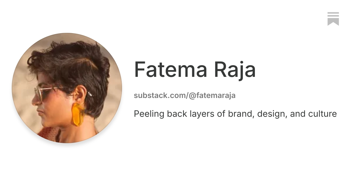 Fatema Raja | Substack