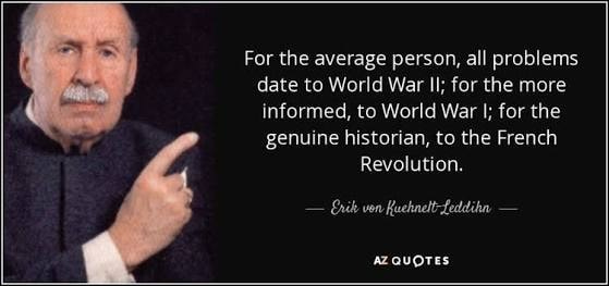 All problems date to the French Revolution