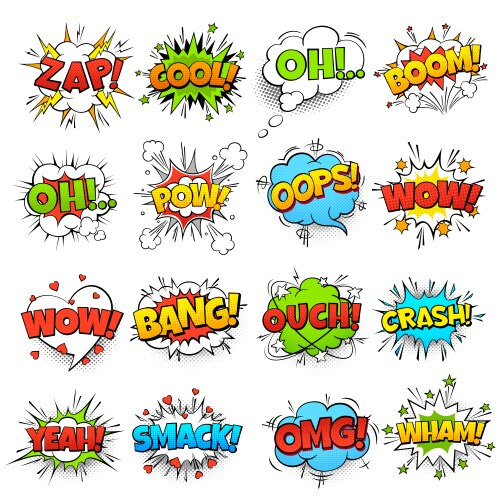 Comic Strip Pow Vector Images (over 280)