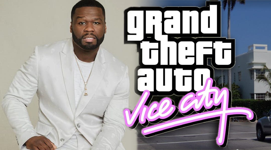 50 Cent praticamente confirma que está produzindo série inspirada em 'GTA  Vice City' – Rap Mais