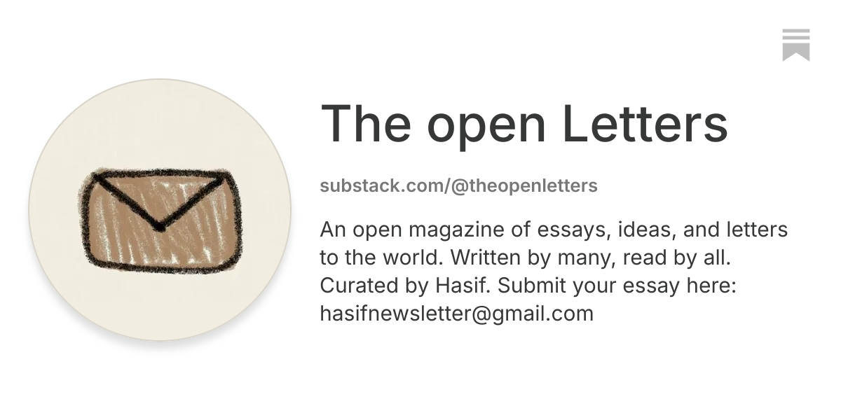 The open Letters | Substack