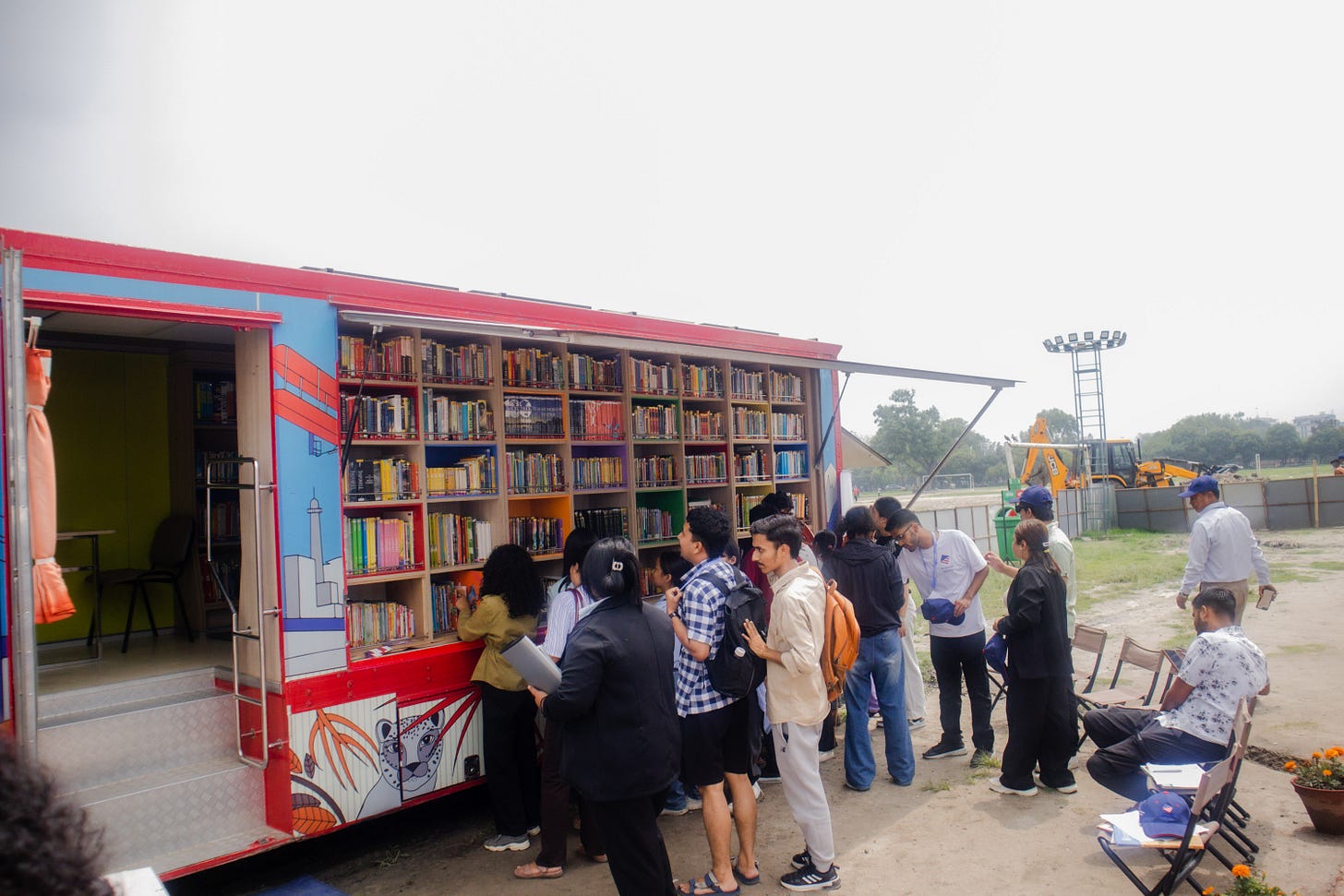 U.S. Embassy’s Book Bus at SEEP Mela 