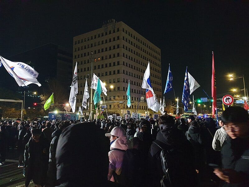File:2024년 대한민국 계엄 반대 시위대 깃발.jpg