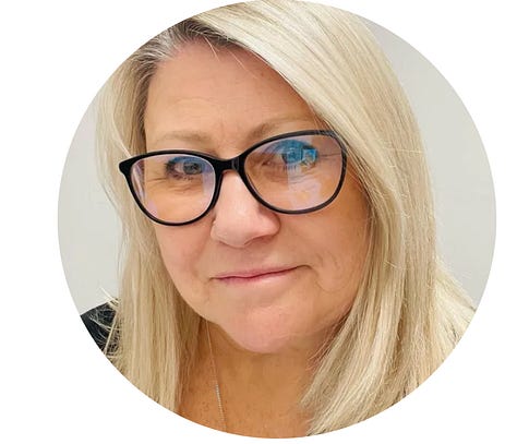 Anthea Stephens head shot, logo and sanctuary