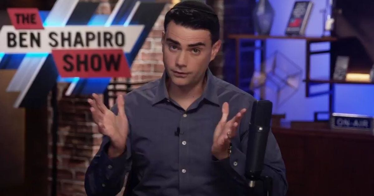 Ben Shapiro Announces He Is Voting for Trump After Not Voting for Him ...