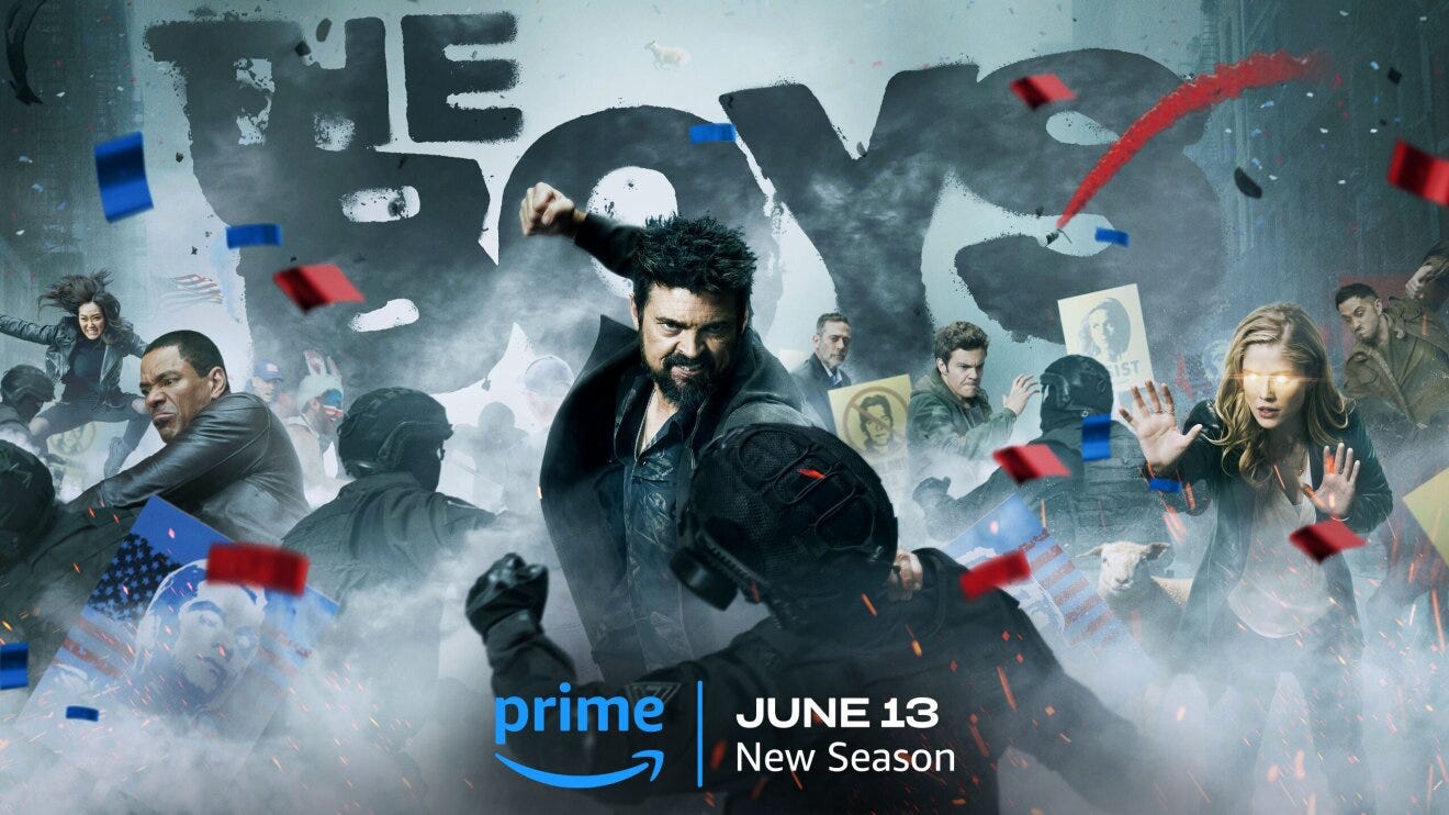 Review of Prime Video's The Boys | Double Take TV Newsletter | Jenni Cullen Review of Prime Video's The Boys | Double Take TV Newsletter | Jenni Cullen