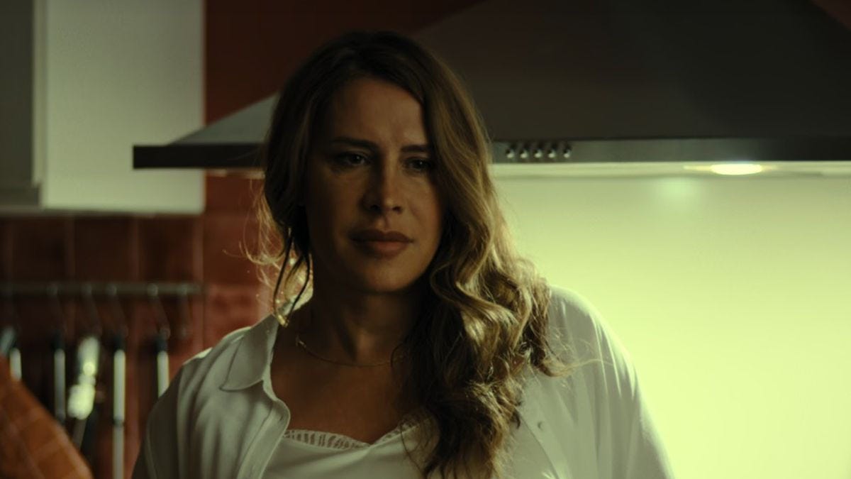 Vil Emilia nyte sitt nye liv, eller vil fortidens mørke innhente henne? Karla Sofia Gascón som Emilia Pérez. ©SF Norge Vil Emilia nyte sitt nye liv, eller vil fortidens mørke innhente henne? Karla Sofia Gascón som Emilia Pérez. ©SF Norge