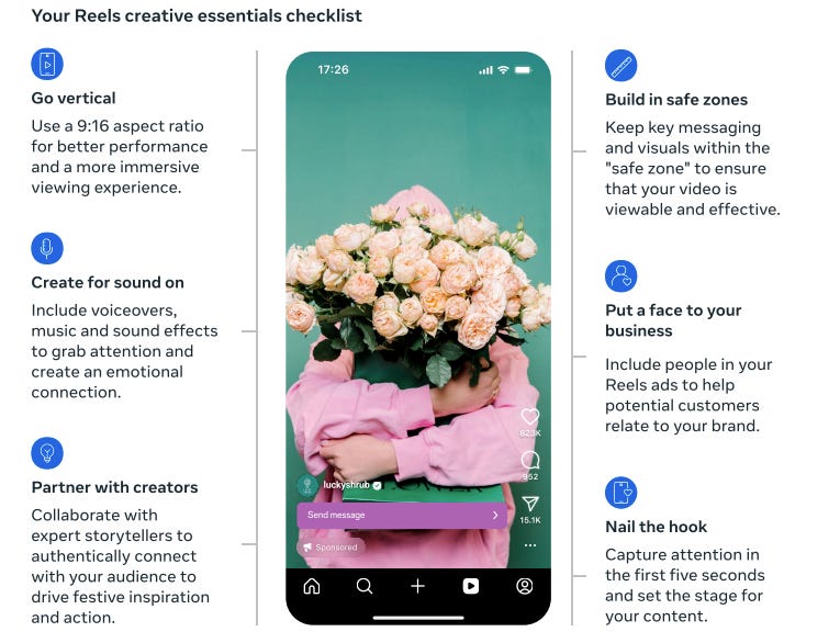 IG reels checklist