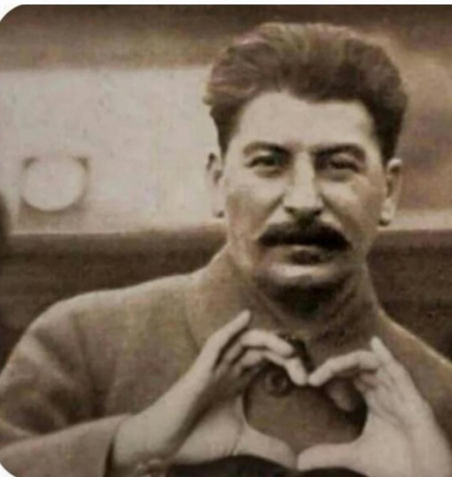 Apparently Joseph Stalin once posed for a pic the same way girls today are.  : r/pics