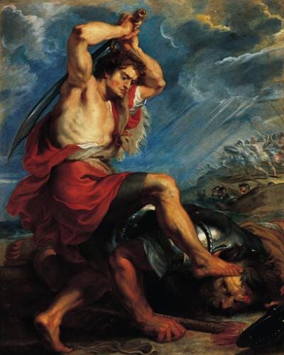 David Slaying Goliath