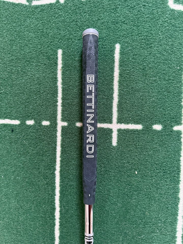 Two photos of the Lamkin Sink fit Deep Etched grip