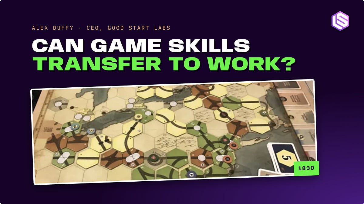 Can Skills Learned in Games Transfer to Real-World Work?