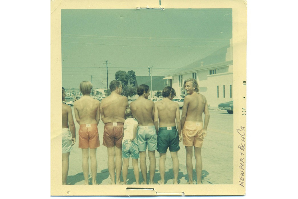 Birdwell-Beach-Britches-Brand-Profile Newport Beach Birdies Crew in 1969. Image via The Tidalist