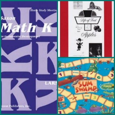 Math Classical Kindergarten Collage