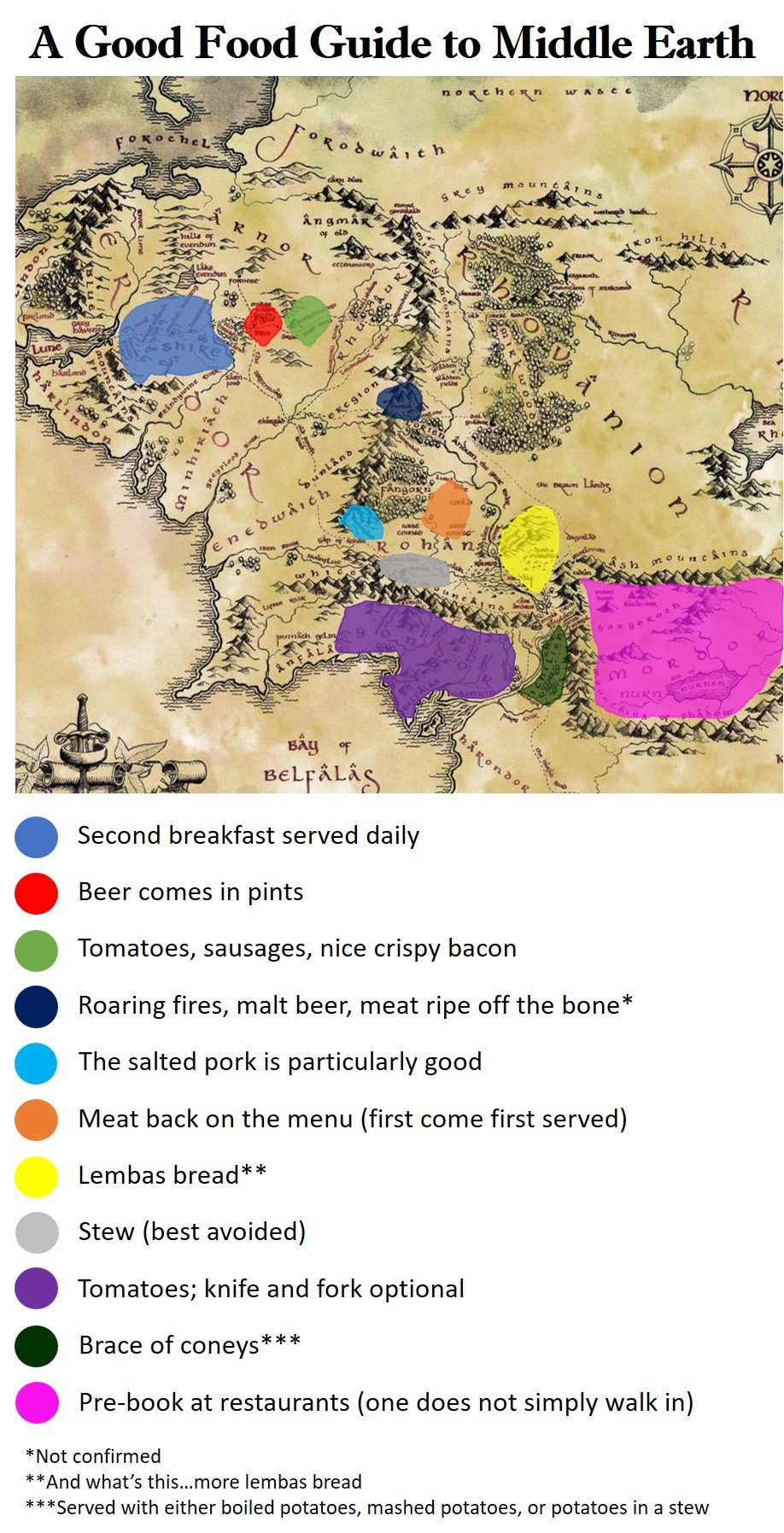 r/lotrmemes - Good Food Guide to Middle Earth
