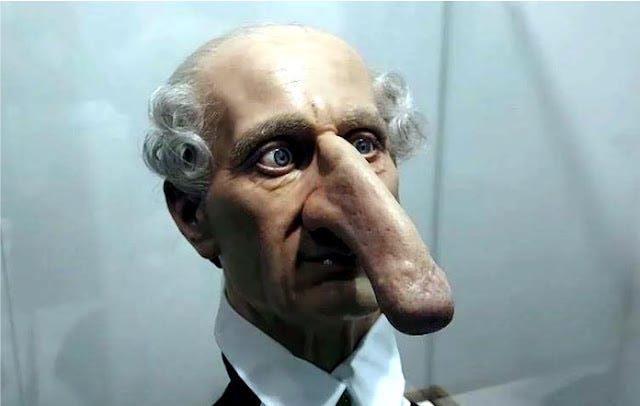 Thomas Wadhouse é lembrado por seu nariz.