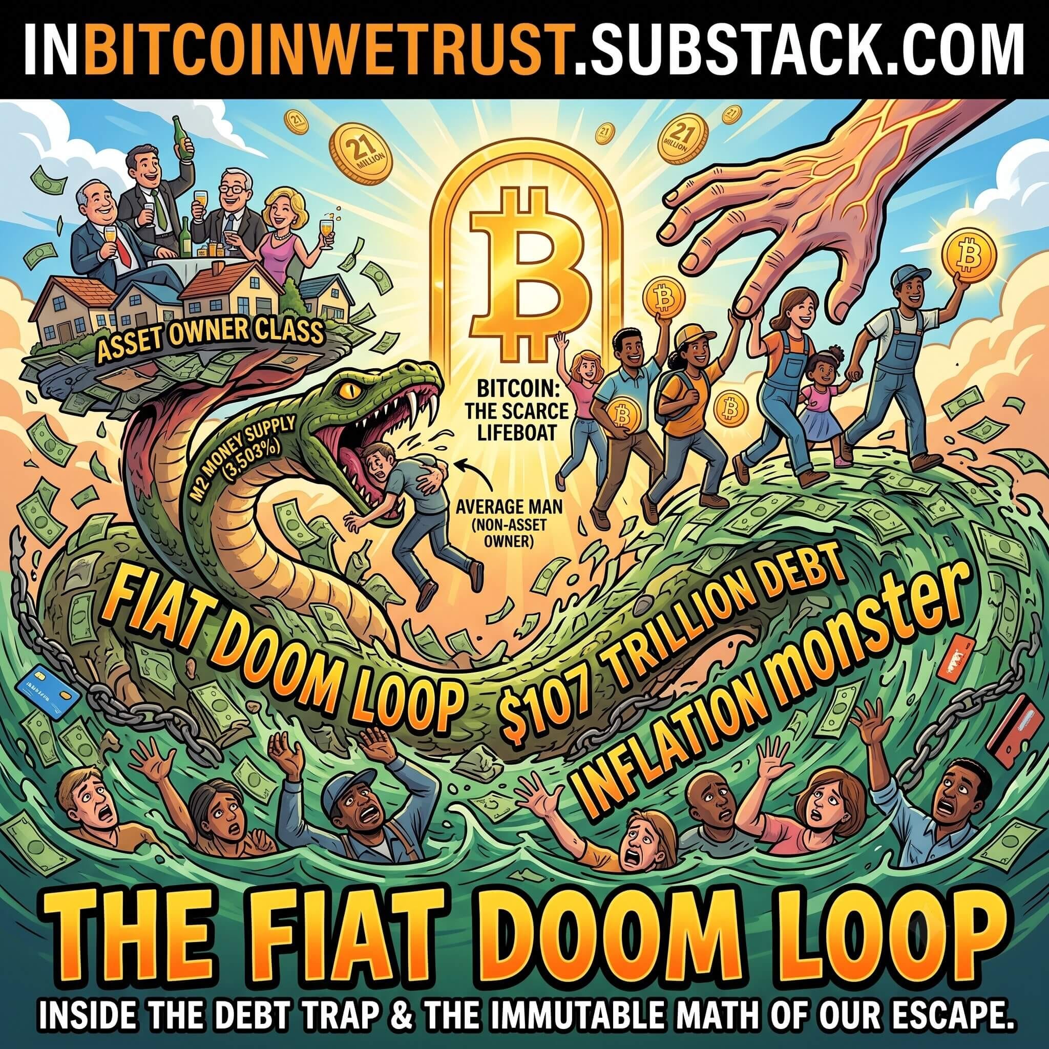 inbitcoinwetrust.substack.com - Sylvain Saurel - The Great Decoupling: How the Fiat Machine Broke the World, and Why Bitcoin is the Only Way Out.