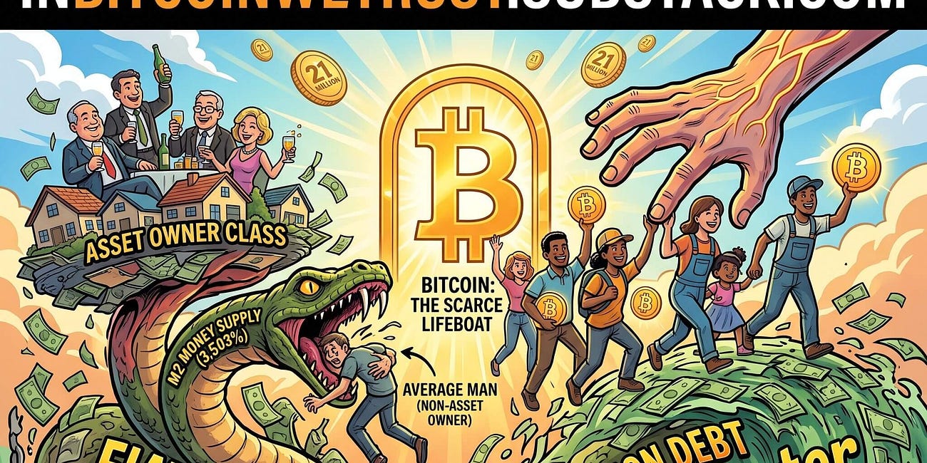 The Great Decoupling: How the Fiat Machine Broke the World, and Why Bitcoin is the Only Way Out.