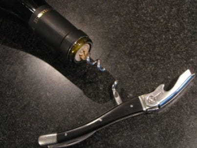 broken corkscrew