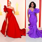A Sanitized Oscars on a Champagne 'Red' Carpet