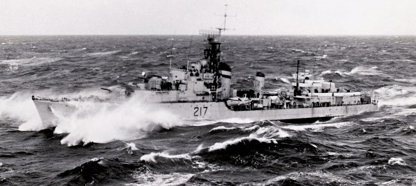 Royal Canadian Navy Destroyers (Tribal, V, and C 1943 class), 1931-1949