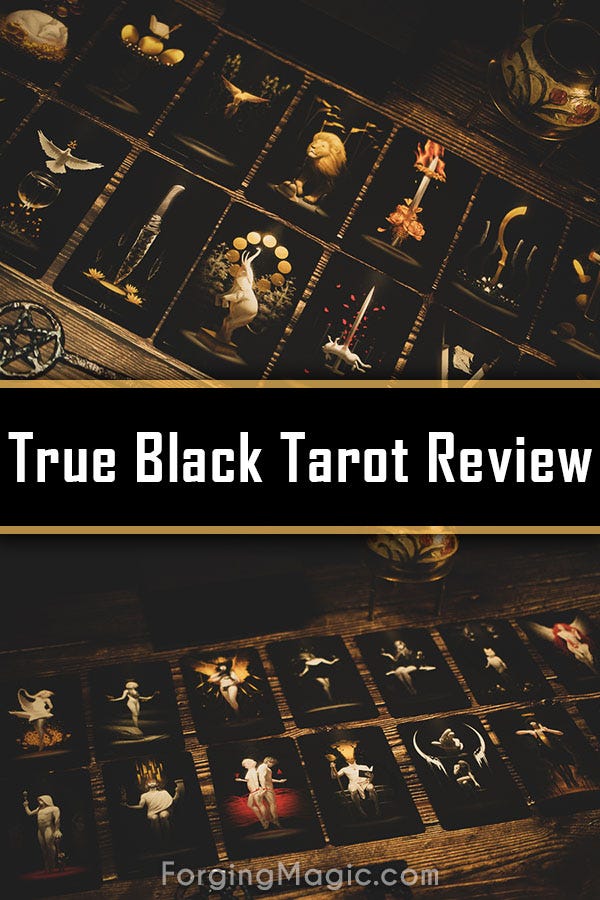 True Black Tarot Deck Review True Black Tarot Deck Review