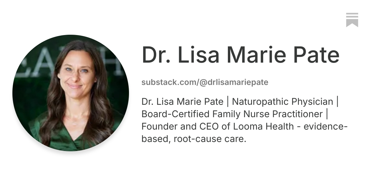 Dr. Lisa Marie Pate | Substack