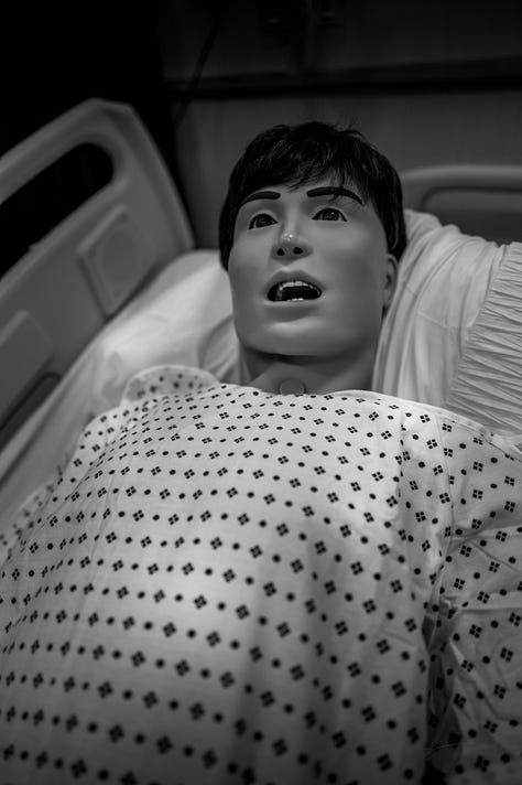state-of-the-art nursing facility mannequins for student practice