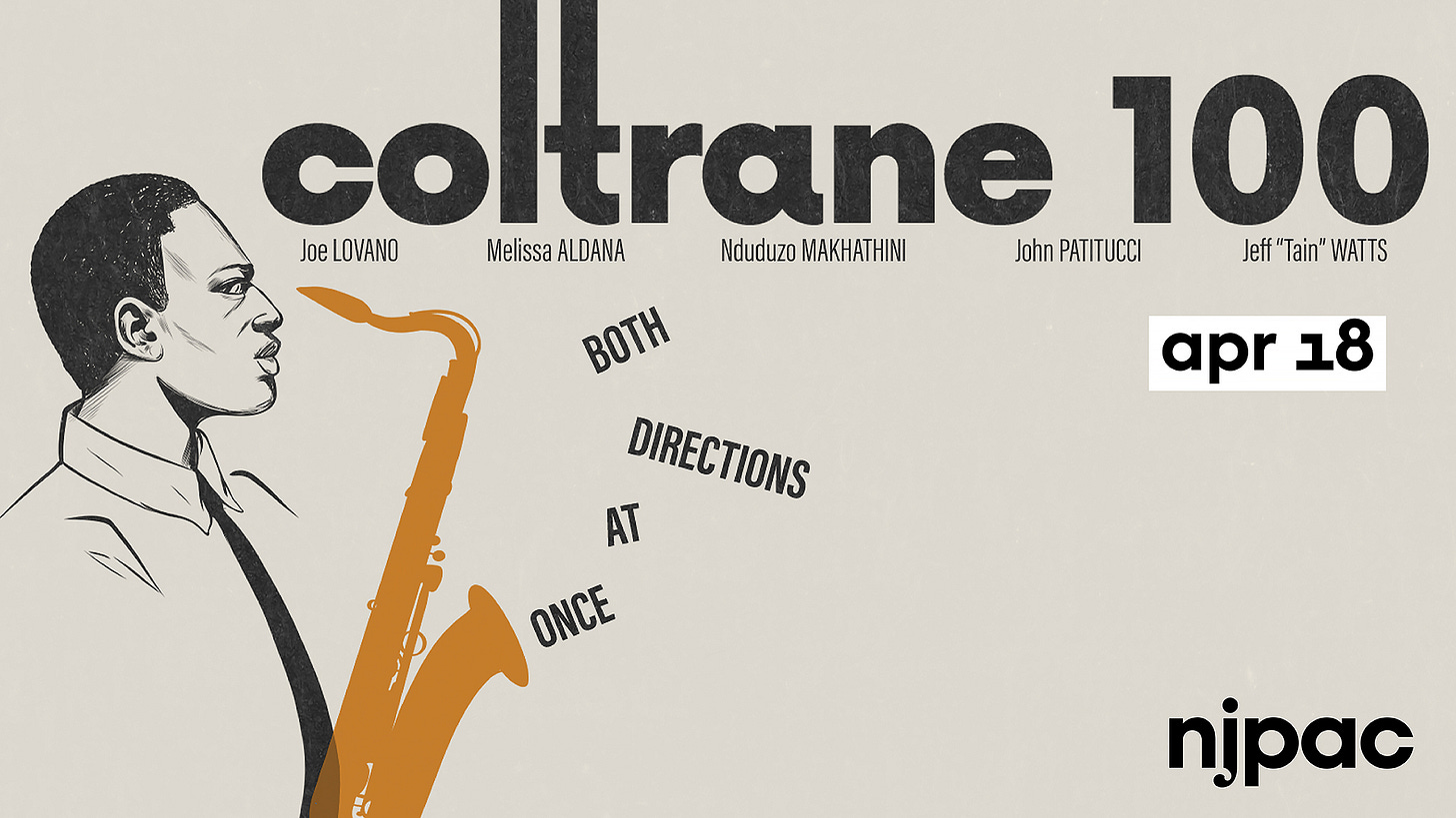 Invitation Song Coltrane Centennial Concert and More Spring 2026 Jazz at New Jersey ...