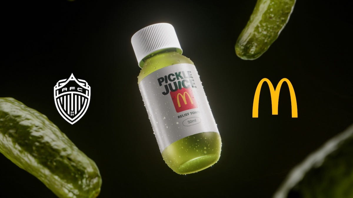 McDonald's New Zealand bottles a fix for players in a “pickle” in new  campaign via McCann NZ – Campaign Brief