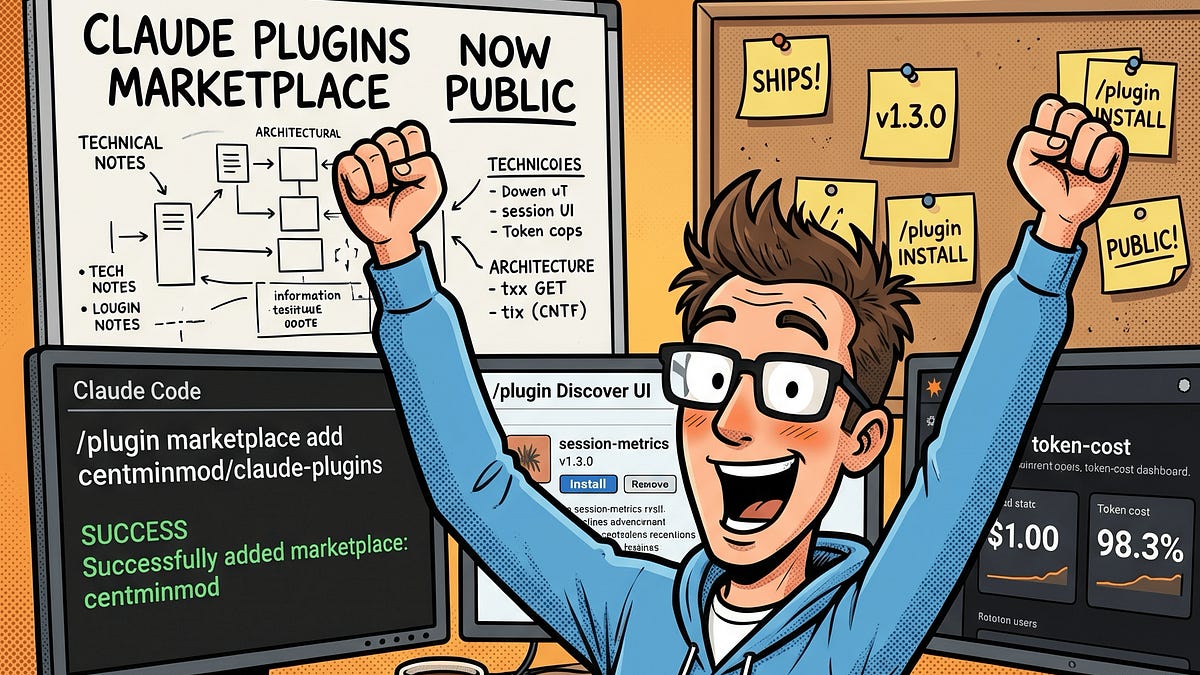 My Claude Code Plugin Marketplace Is Now Public. Install Session ...