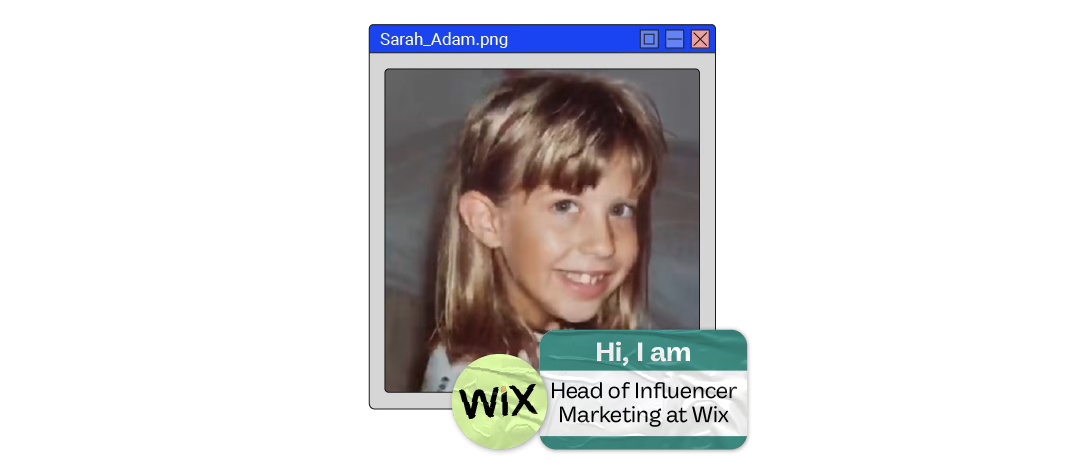 Baby picture of Sarah Adam