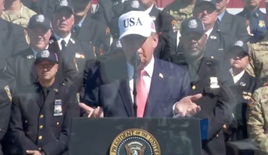 Two Big Firemen and 25 Years of Bullshit: Donald Trump Has Never Stopped Lying About 9/11