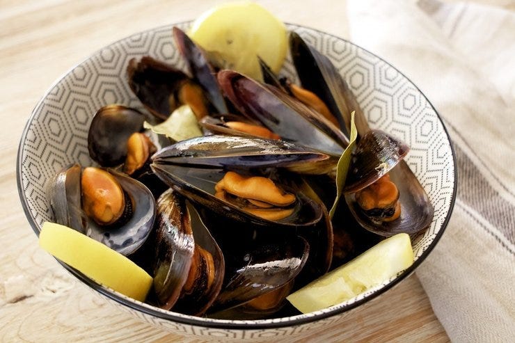 No son clóchinas, son mejillones con cosas