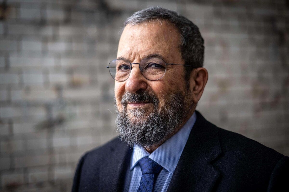 Former Israeli PM Ehud Barak on why 'there is no other solution but two  states' | Mediapart