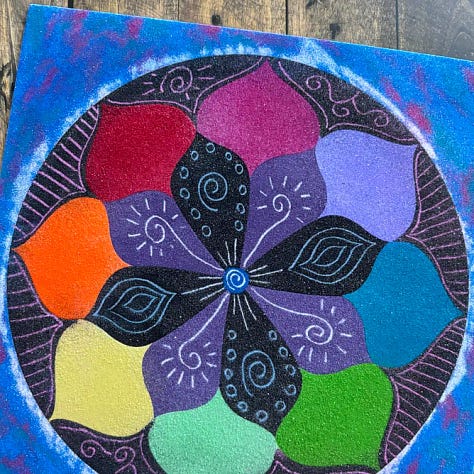 sand art mandalas