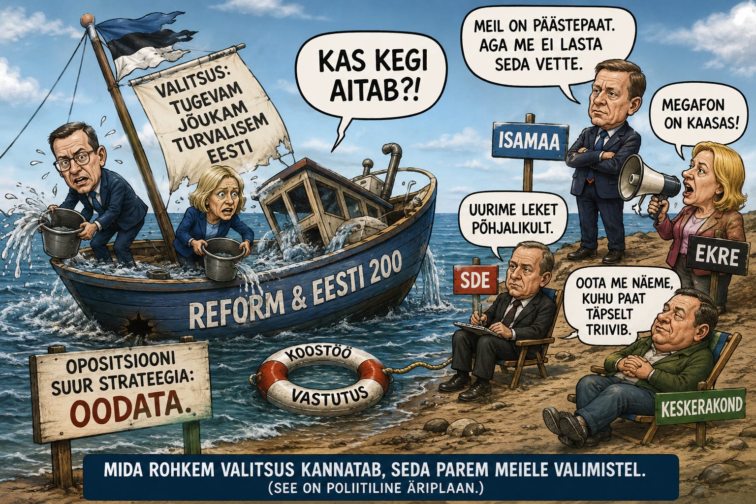 Estonian Opposition: Just Don’t Let Us Near Power!
