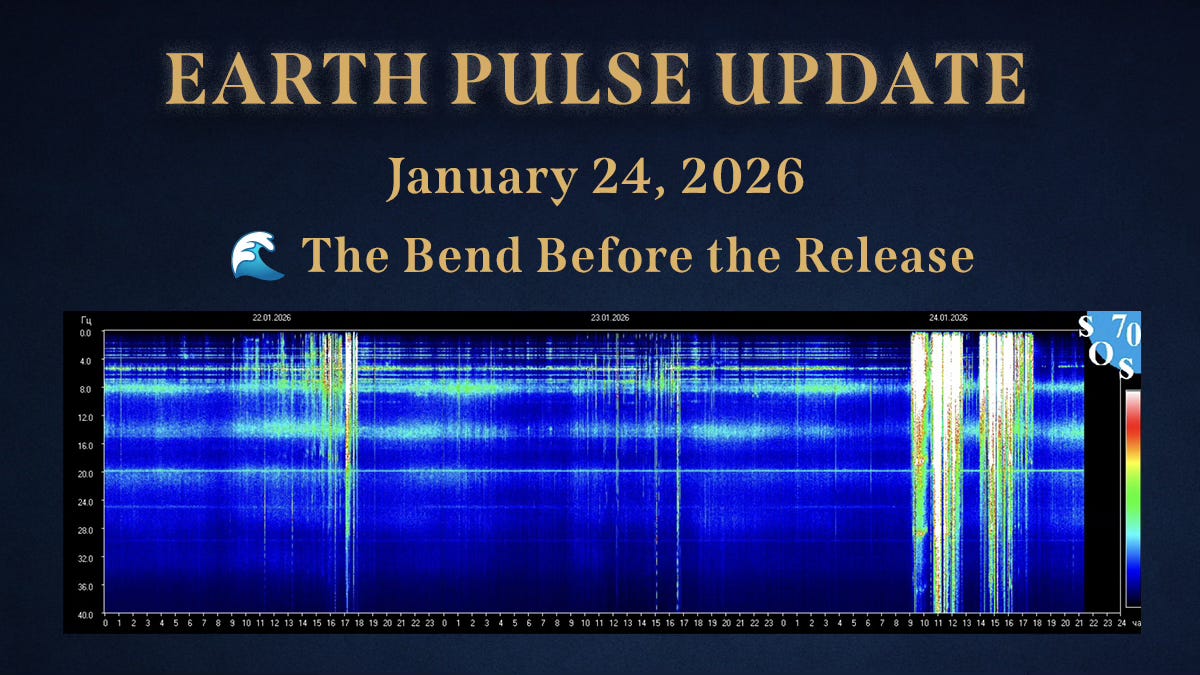 ⚡Earth Pulse Update - Jan 24 | 🌊 The Bend Before the Release