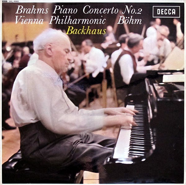Brahms*, Vienna Philharmonic*, Böhm*, Backhaus* - Piano Concerto No.2 ...