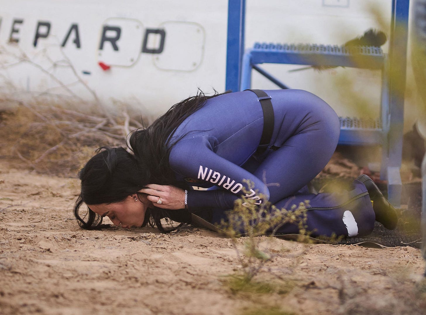 Katy Perry Kisses the Ground After Landing From Space | Us Weekly