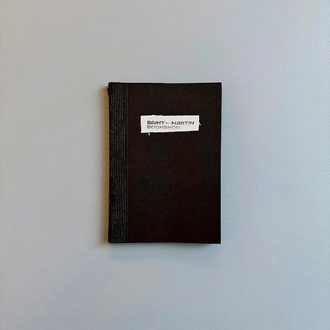Saint-Martin Bookshop Notebooks, Handmade by Astrid Fieuws, Saint-Martin Bookshop, Bruxelles-Brussel, 2024