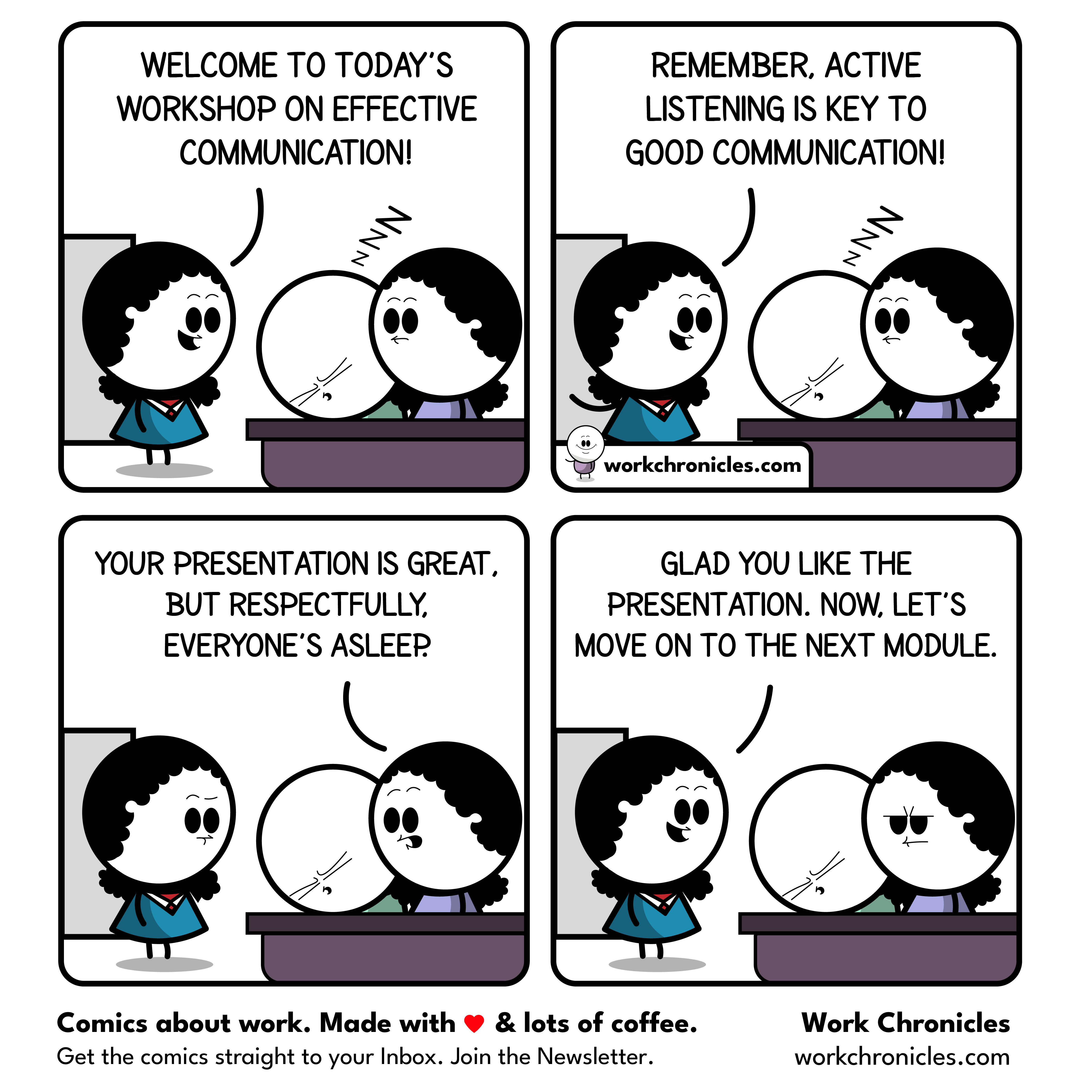 (comic) Effective communication training
