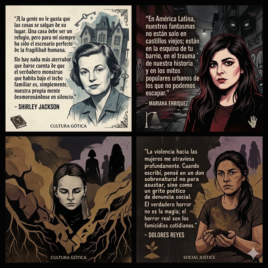 Cultura gótica, terror gótico. ¿Qué vincula a Shirley Jackson, Mariana Enriquez y Dolores Reyes? Entrá a Apalabrarte y descubrilo