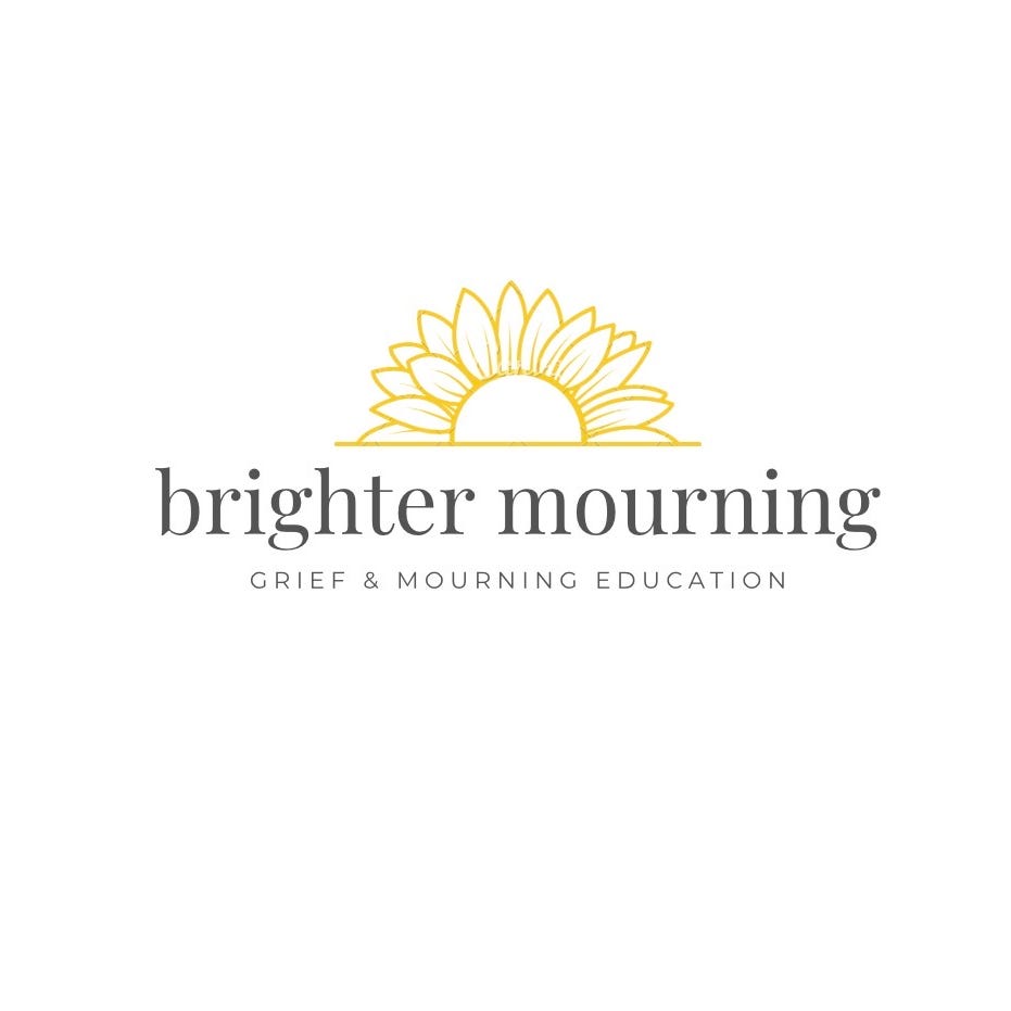 The Brighter Mourning Blog logo