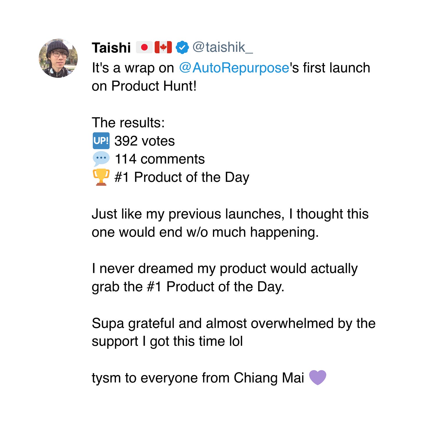 https://twitter.com/taishik_/status/1784251846066049128