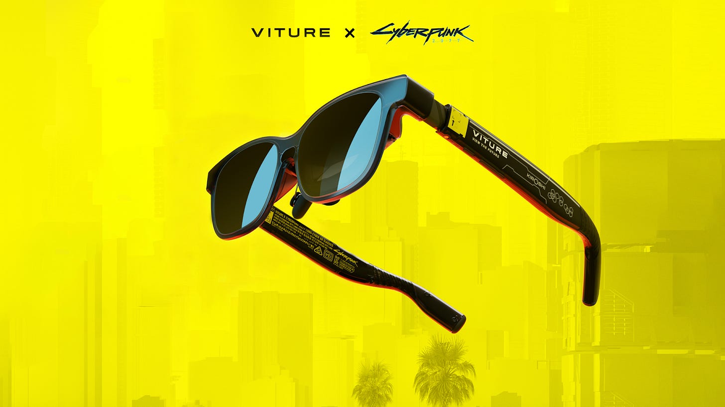 Viture x Cyberpunk 2077 Lume Cyber XR Glasses Viture x Cyberpunk 2077 Lume Cyber XR Glasses