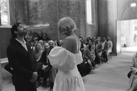 A wedding in a crypt